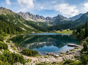 Tatra Mountain Lake reflections